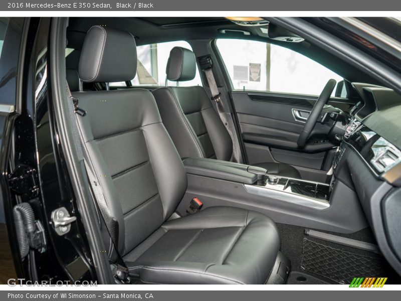 Black / Black 2016 Mercedes-Benz E 350 Sedan