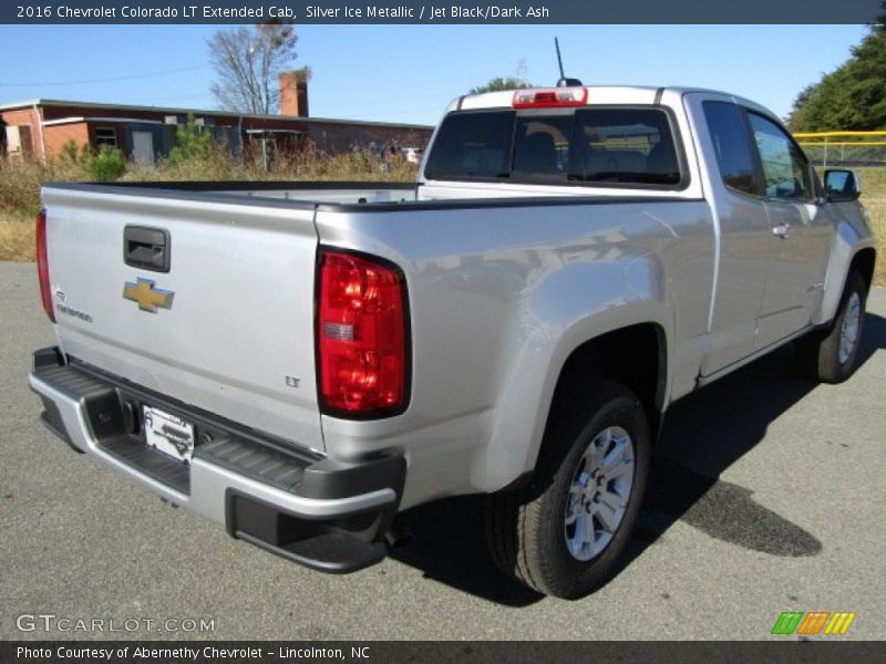 Silver Ice Metallic / Jet Black/Dark Ash 2016 Chevrolet Colorado LT Extended Cab