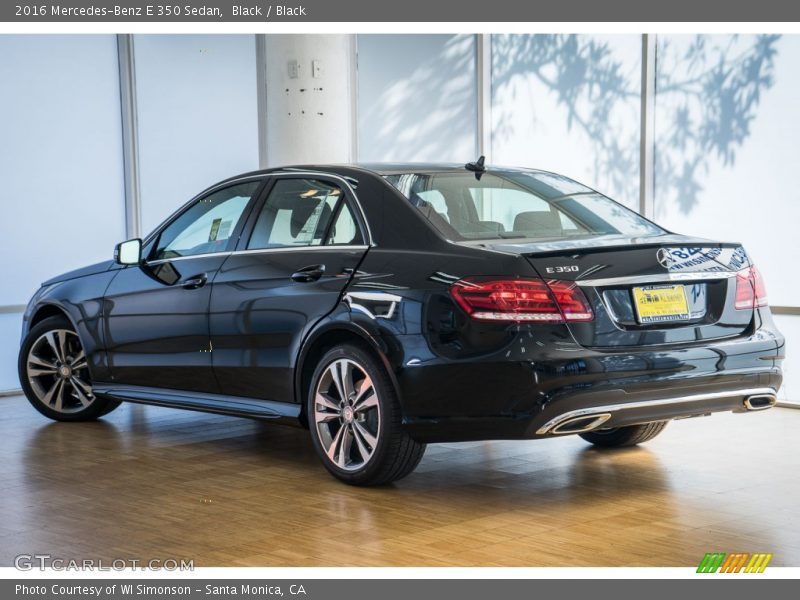 Black / Black 2016 Mercedes-Benz E 350 Sedan