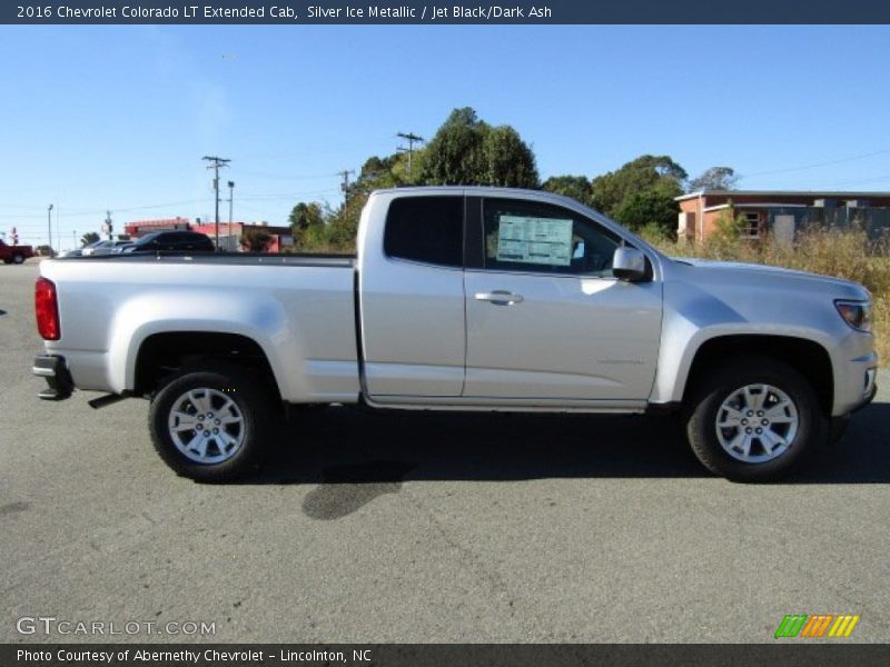Silver Ice Metallic / Jet Black/Dark Ash 2016 Chevrolet Colorado LT Extended Cab