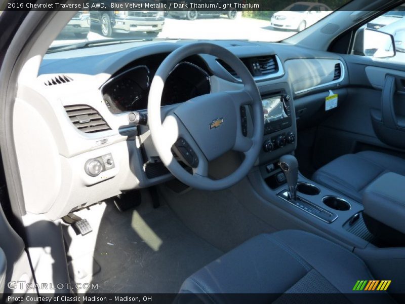 Blue Velvet Metallic / Dark Titanium/Light Titanium 2016 Chevrolet Traverse LS AWD