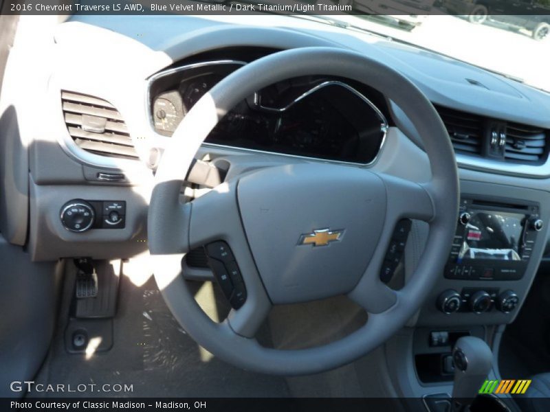 Blue Velvet Metallic / Dark Titanium/Light Titanium 2016 Chevrolet Traverse LS AWD