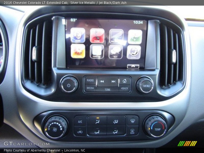 Silver Ice Metallic / Jet Black/Dark Ash 2016 Chevrolet Colorado LT Extended Cab