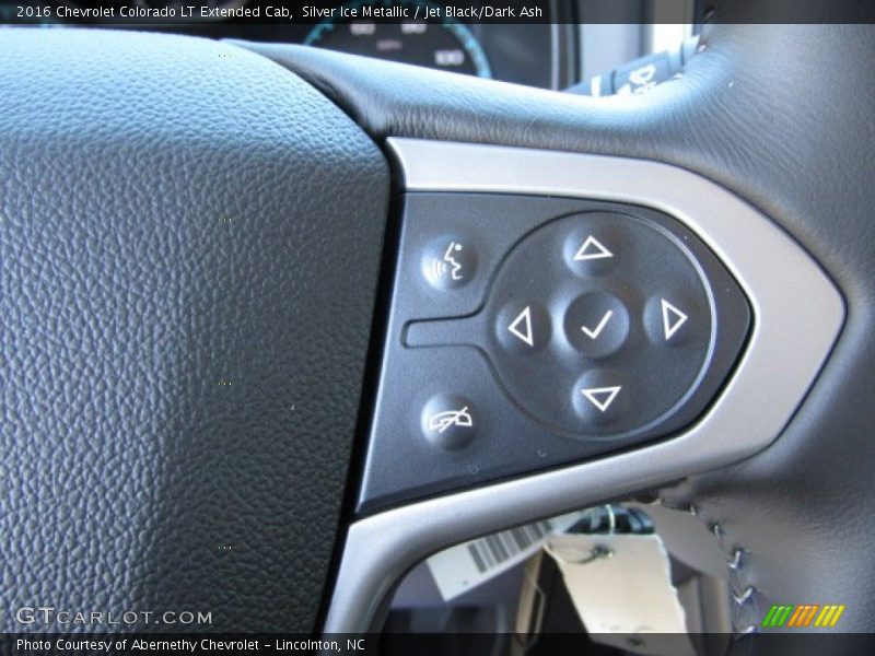 Silver Ice Metallic / Jet Black/Dark Ash 2016 Chevrolet Colorado LT Extended Cab