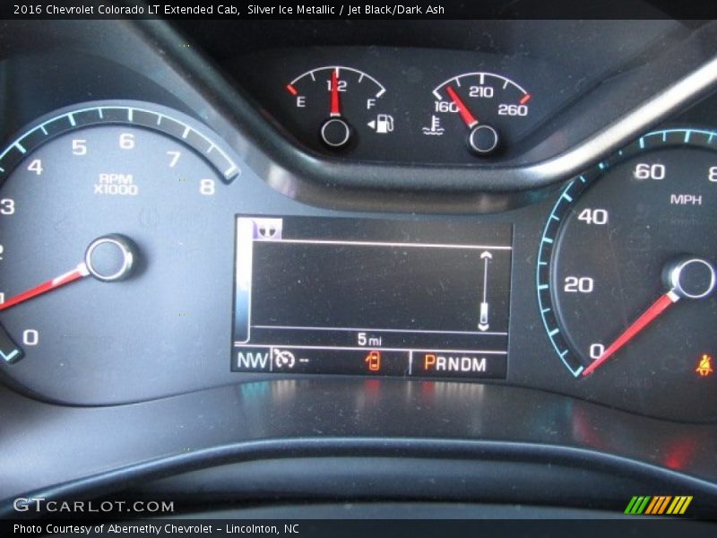 Silver Ice Metallic / Jet Black/Dark Ash 2016 Chevrolet Colorado LT Extended Cab
