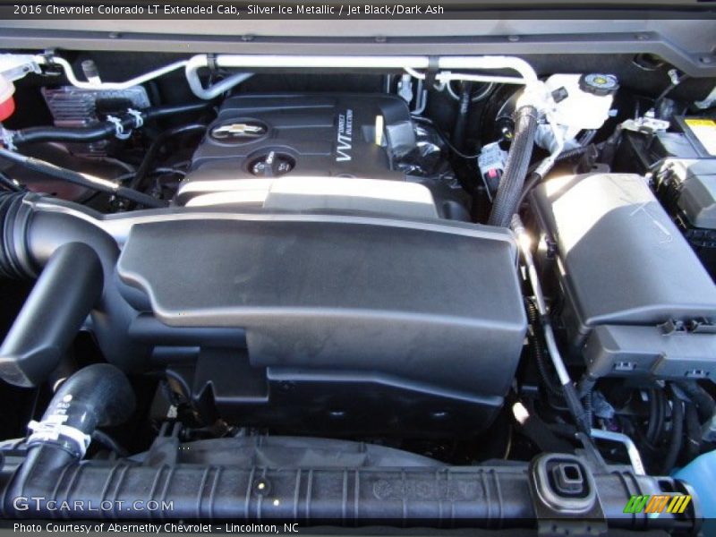 Silver Ice Metallic / Jet Black/Dark Ash 2016 Chevrolet Colorado LT Extended Cab