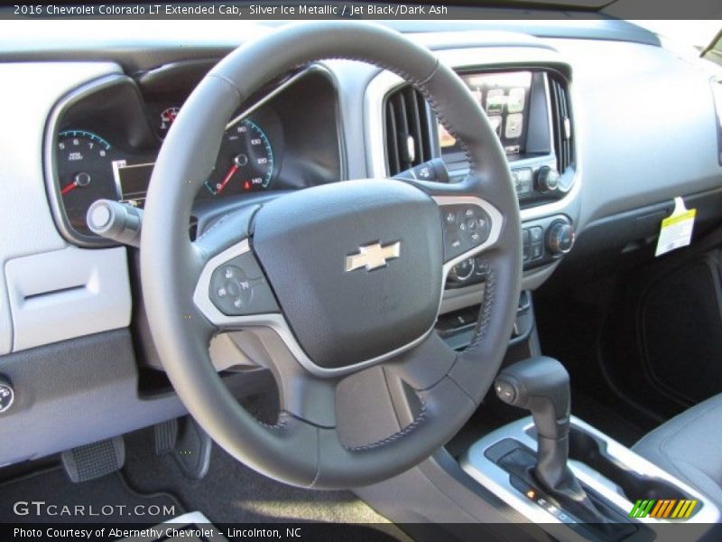 Silver Ice Metallic / Jet Black/Dark Ash 2016 Chevrolet Colorado LT Extended Cab