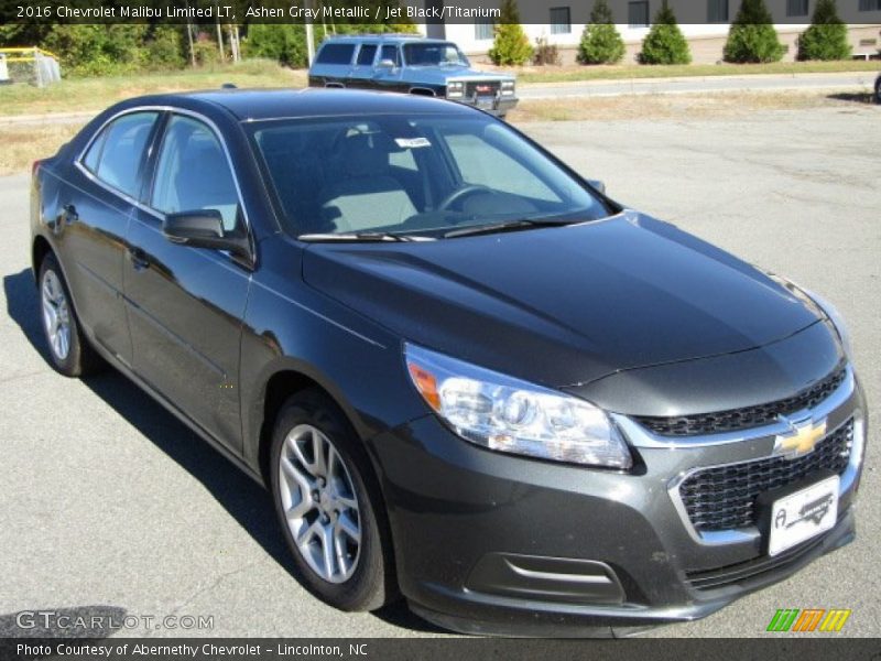 Ashen Gray Metallic / Jet Black/Titanium 2016 Chevrolet Malibu Limited LT