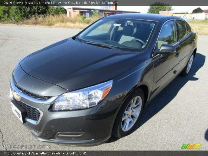 Ashen Gray Metallic / Jet Black/Titanium 2016 Chevrolet Malibu Limited LT