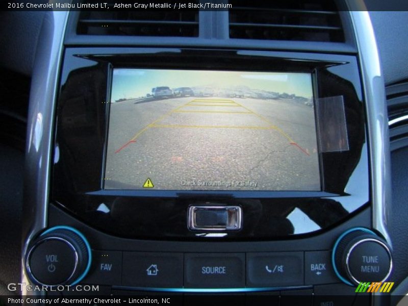 Ashen Gray Metallic / Jet Black/Titanium 2016 Chevrolet Malibu Limited LT