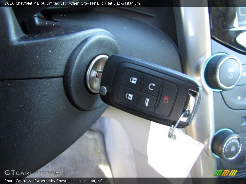 Ashen Gray Metallic / Jet Black/Titanium 2016 Chevrolet Malibu Limited LT