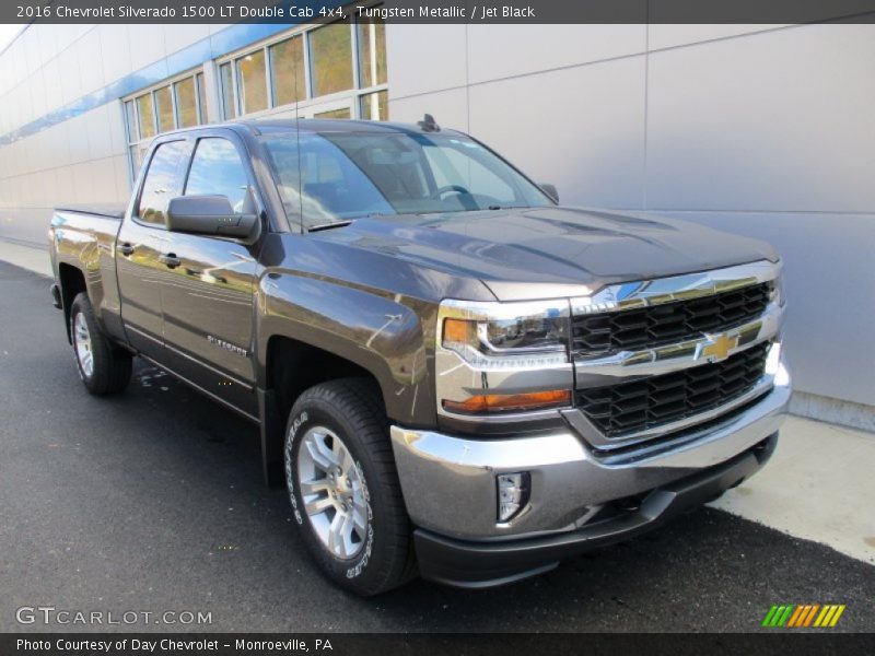 Tungsten Metallic / Jet Black 2016 Chevrolet Silverado 1500 LT Double Cab 4x4