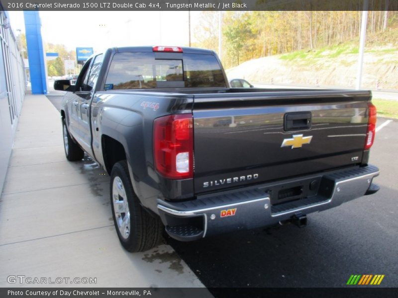 Tungsten Metallic / Jet Black 2016 Chevrolet Silverado 1500 LTZ Double Cab 4x4