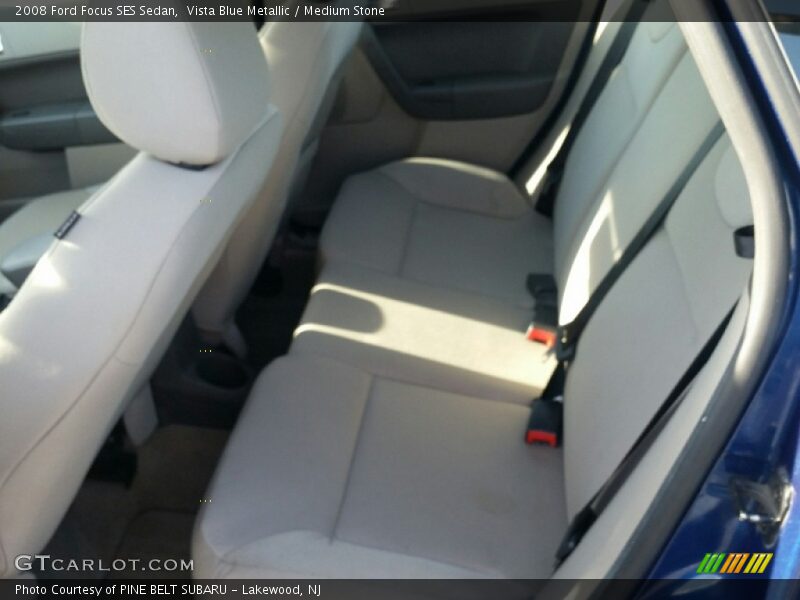 Vista Blue Metallic / Medium Stone 2008 Ford Focus SES Sedan