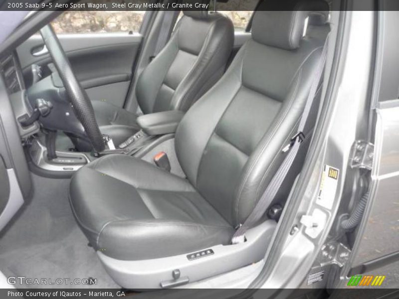 Steel Gray Metallic / Granite Gray 2005 Saab 9-5 Aero Sport Wagon