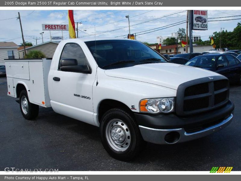 Bright White / Dark Slate Gray 2005 Dodge Ram 2500 ST Regular Cab Commercial Utility