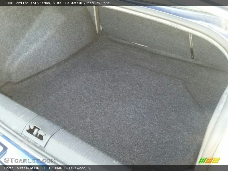 Vista Blue Metallic / Medium Stone 2008 Ford Focus SES Sedan