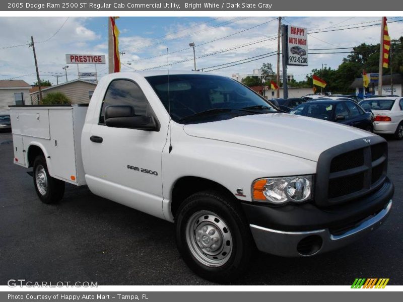 Bright White / Dark Slate Gray 2005 Dodge Ram 2500 ST Regular Cab Commercial Utility