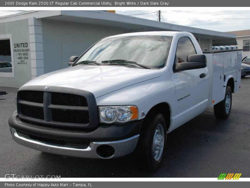 Bright White / Dark Slate Gray 2005 Dodge Ram 2500 ST Regular Cab Commercial Utility