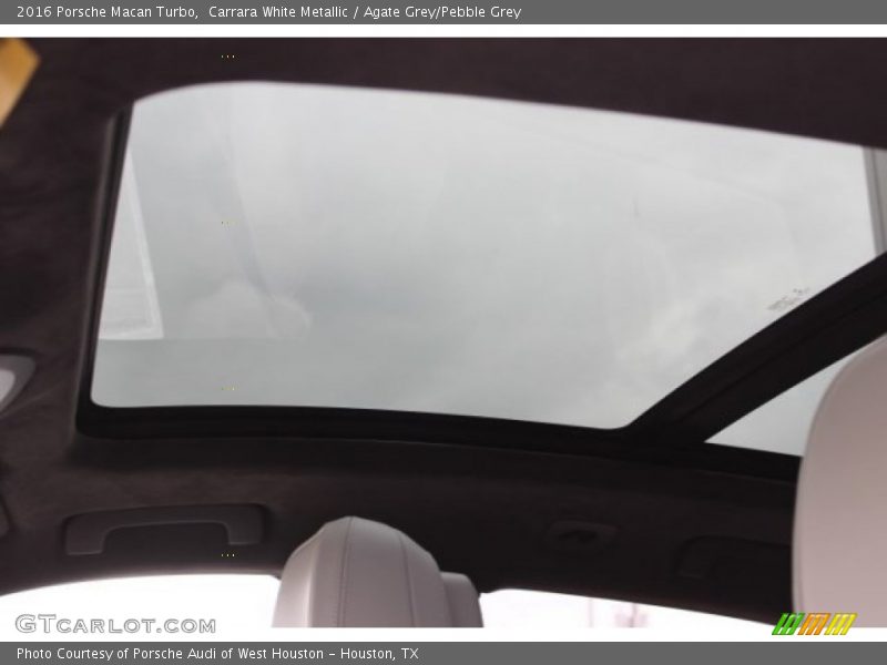 Sunroof of 2016 Macan Turbo