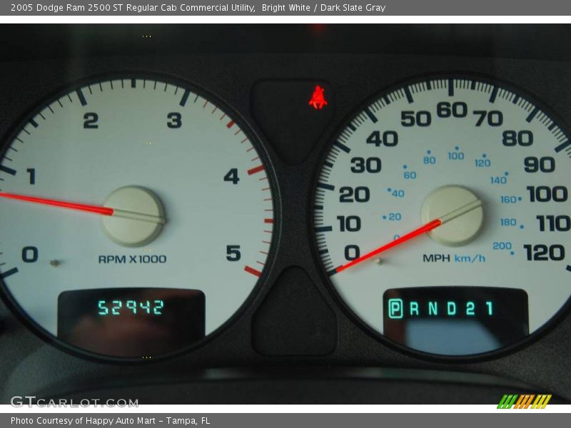 Bright White / Dark Slate Gray 2005 Dodge Ram 2500 ST Regular Cab Commercial Utility