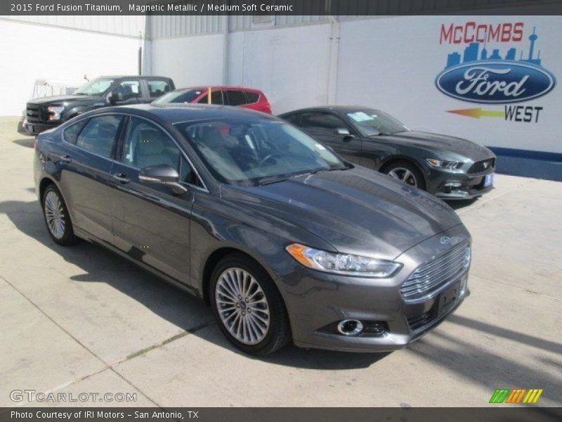 Magnetic Metallic / Medium Soft Ceramic 2015 Ford Fusion Titanium