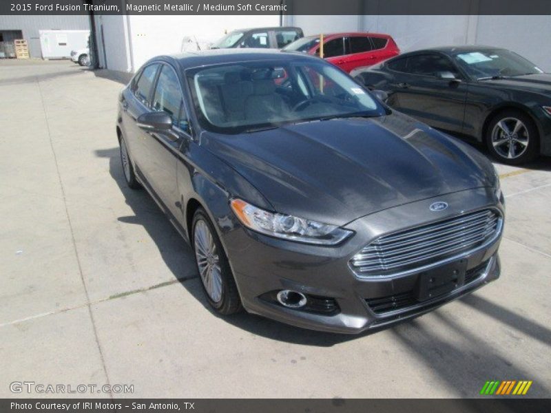 Magnetic Metallic / Medium Soft Ceramic 2015 Ford Fusion Titanium