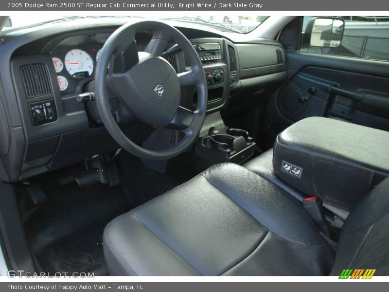 Bright White / Dark Slate Gray 2005 Dodge Ram 2500 ST Regular Cab Commercial Utility
