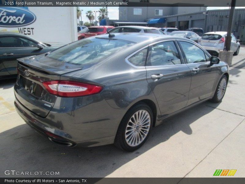 Magnetic Metallic / Medium Soft Ceramic 2015 Ford Fusion Titanium