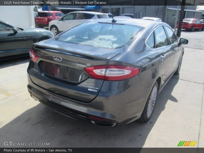 Magnetic Metallic / Medium Soft Ceramic 2015 Ford Fusion Titanium