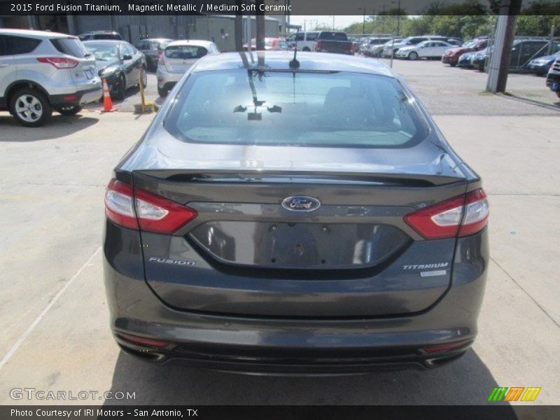 Magnetic Metallic / Medium Soft Ceramic 2015 Ford Fusion Titanium