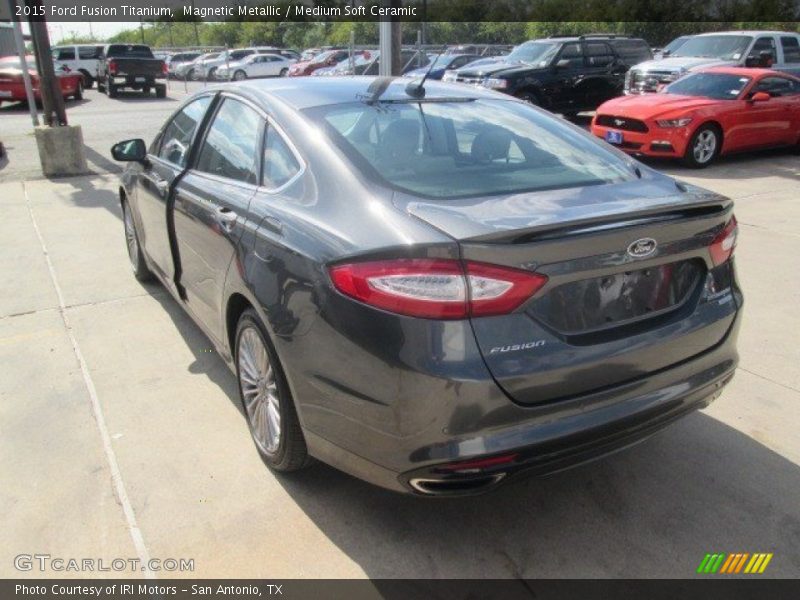 Magnetic Metallic / Medium Soft Ceramic 2015 Ford Fusion Titanium