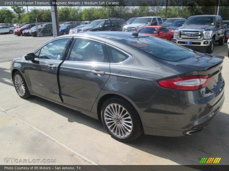 Magnetic Metallic / Medium Soft Ceramic 2015 Ford Fusion Titanium