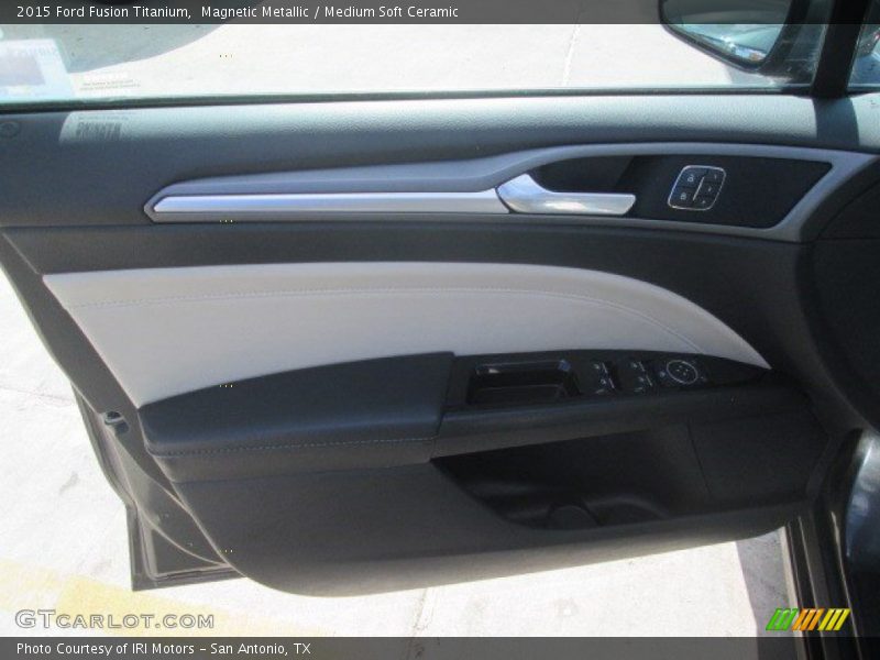 Magnetic Metallic / Medium Soft Ceramic 2015 Ford Fusion Titanium