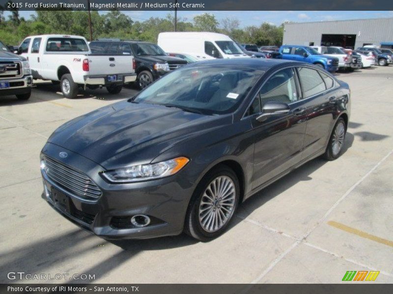 Magnetic Metallic / Medium Soft Ceramic 2015 Ford Fusion Titanium