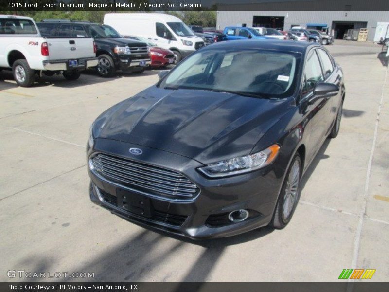 Magnetic Metallic / Medium Soft Ceramic 2015 Ford Fusion Titanium