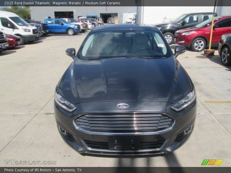 Magnetic Metallic / Medium Soft Ceramic 2015 Ford Fusion Titanium