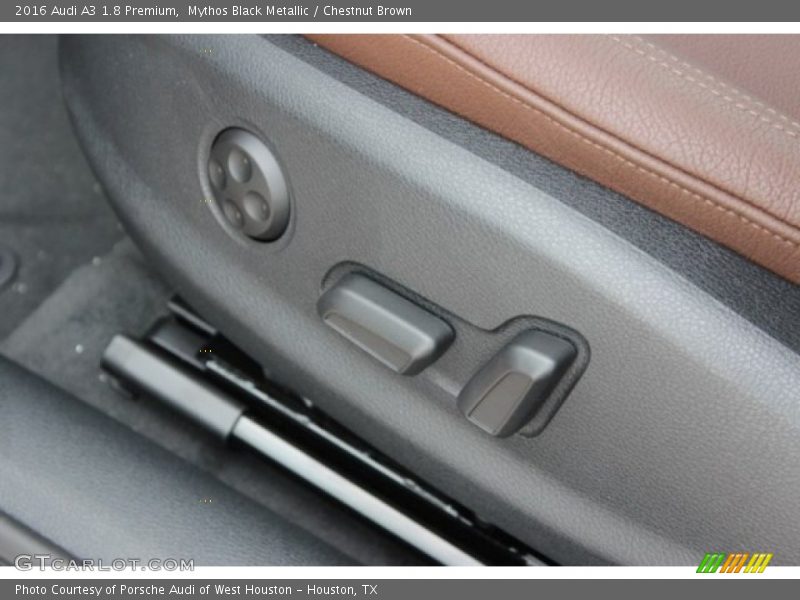 Mythos Black Metallic / Chestnut Brown 2016 Audi A3 1.8 Premium