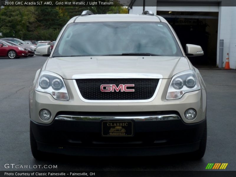 Gold Mist Metallic / Light Titanium 2008 GMC Acadia SLT AWD