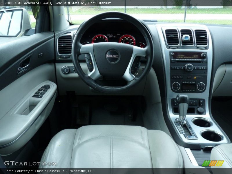 Gold Mist Metallic / Light Titanium 2008 GMC Acadia SLT AWD