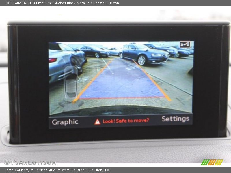 Mythos Black Metallic / Chestnut Brown 2016 Audi A3 1.8 Premium