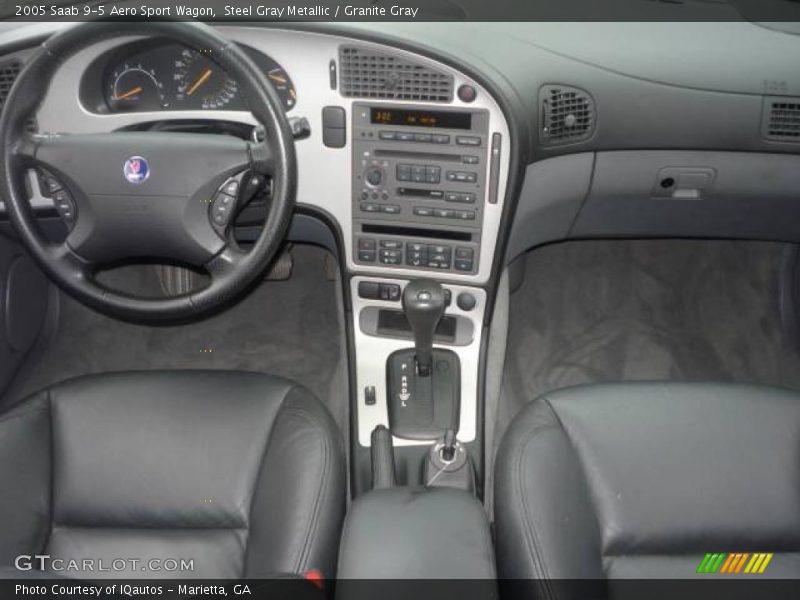 Steel Gray Metallic / Granite Gray 2005 Saab 9-5 Aero Sport Wagon