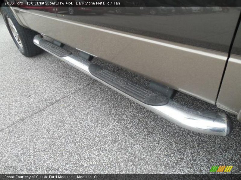 Dark Stone Metallic / Tan 2005 Ford F150 Lariat SuperCrew 4x4