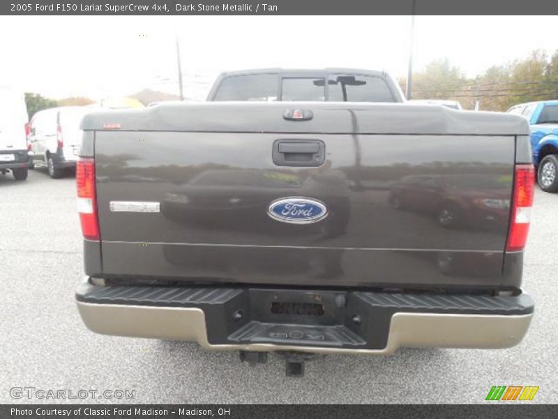 Dark Stone Metallic / Tan 2005 Ford F150 Lariat SuperCrew 4x4