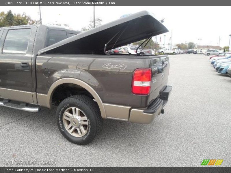 Dark Stone Metallic / Tan 2005 Ford F150 Lariat SuperCrew 4x4