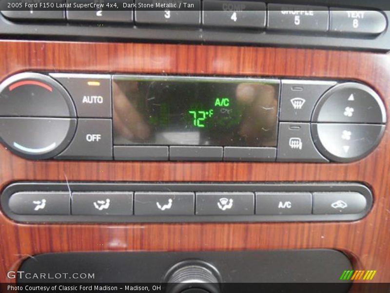 Dark Stone Metallic / Tan 2005 Ford F150 Lariat SuperCrew 4x4