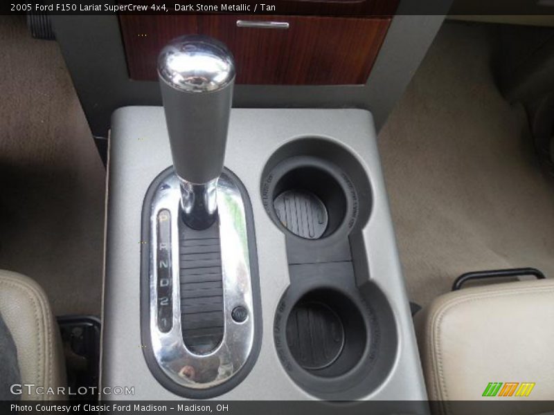 Dark Stone Metallic / Tan 2005 Ford F150 Lariat SuperCrew 4x4
