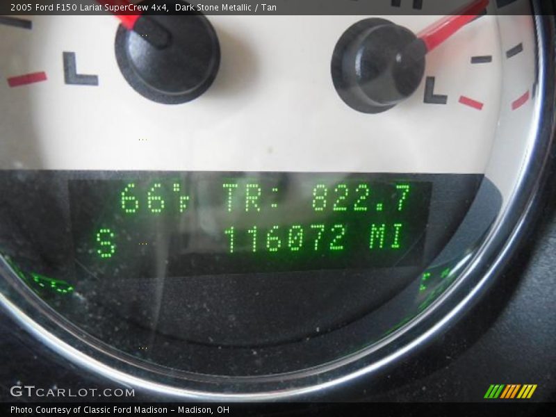 Dark Stone Metallic / Tan 2005 Ford F150 Lariat SuperCrew 4x4