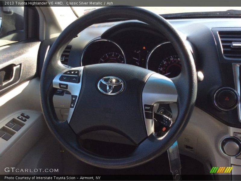 Classic Silver Metallic / Ash 2013 Toyota Highlander V6 4WD