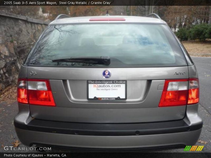 Steel Gray Metallic / Granite Gray 2005 Saab 9-5 Aero Sport Wagon